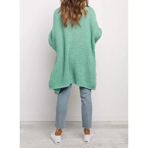 Dokotoo Womens 2023 Winter Fall Casual Open Front Knit Long Cardigans Sweaters Coats