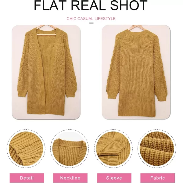 Dokotoo Womens 2023 Winter Fall Casual Open Front Knit Long Cardigans Sweaters Coats
