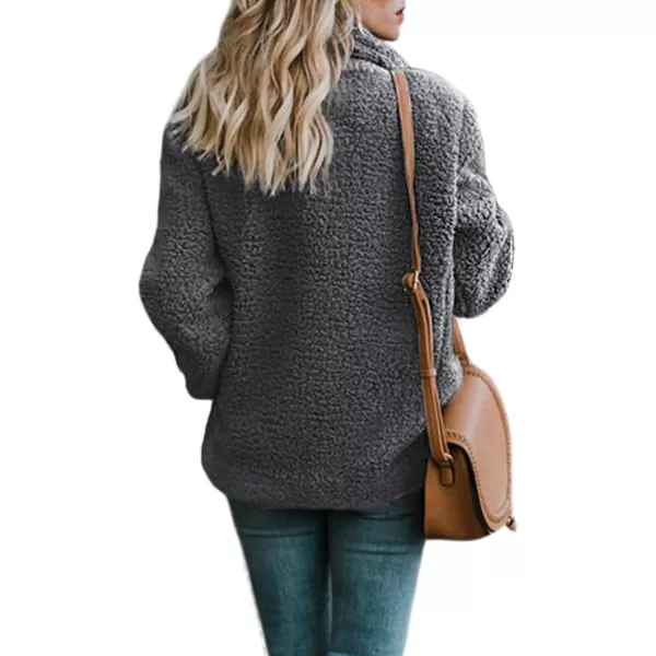 Dokotoo Womens 2023 Winter Fleece Teddy Bear Sherpa Jacket Coats with Pockets Outerwear