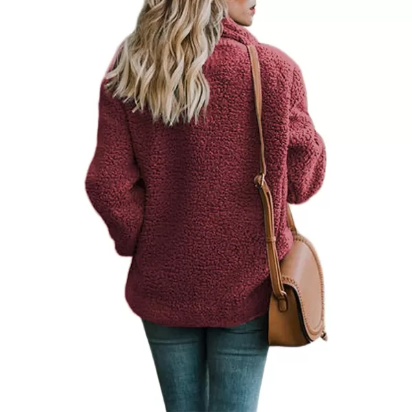 Dokotoo Womens 2023 Winter Fleece Teddy Bear Sherpa Jacket Coats with Pockets Outerwear