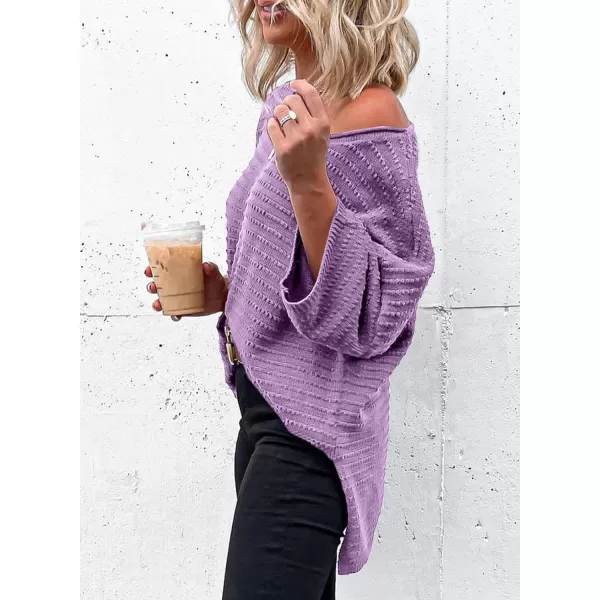 Dokotoo Women's Casual 3/4 Sleeve Loose Tunic Tops Lightweight Knit Fall Pulover Sweater Blouses