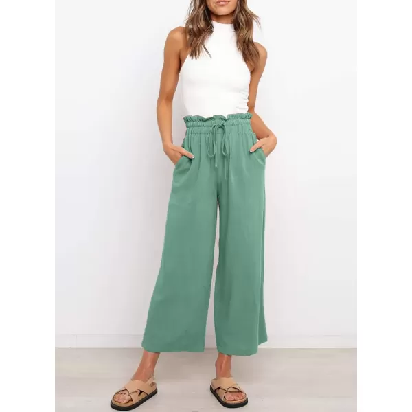 Dokotoo Womens Casual Elastic Waist Solid Comfy Jogging Jogger Pants with Pockets