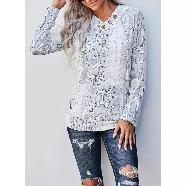 Dokotoo Women's Casual Long Sleeve Hoodies Sweatshirts Drawstring Pullover Tunic Tops With Pockets