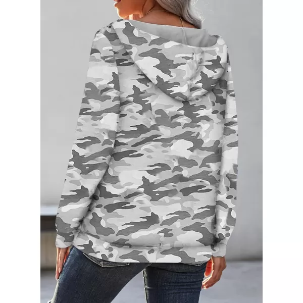 Dokotoo Women's Casual Long Sleeve Hoodies Sweatshirts Drawstring Pullover Tunic Tops With Pockets