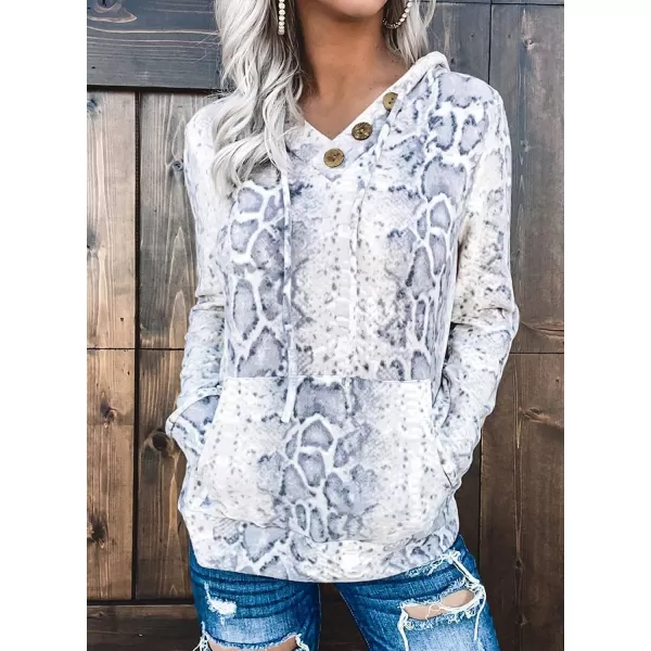 Dokotoo Women's Casual Long Sleeve Hoodies Sweatshirts Drawstring Pullover Tunic Tops With Pockets