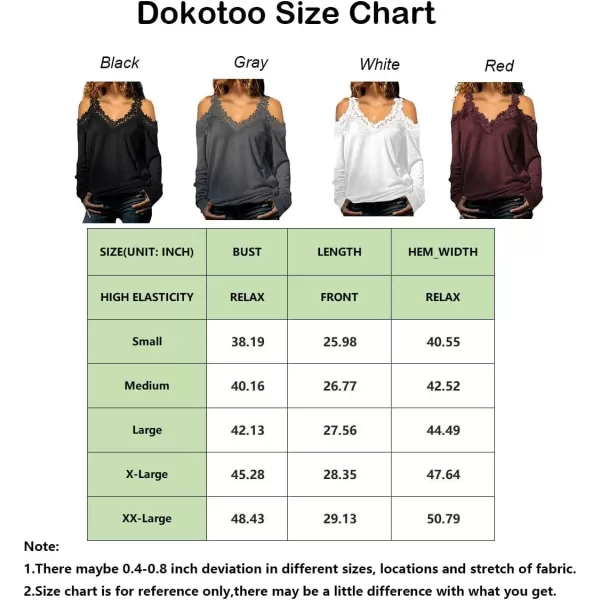 Dokotoo Women's Casual Loose Cold Shoulder Tops Halter Neck Hollowed Out Long Sleeve Shirts
