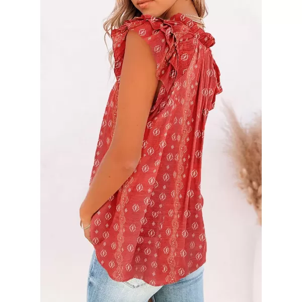 Dokotoo Women's Casual V Neck Tops Drawstring Short Sleeve T Shirt Blouses