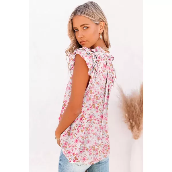 Dokotoo Women's Casual V Neck Tops Drawstring Short Sleeve T Shirt Blouses