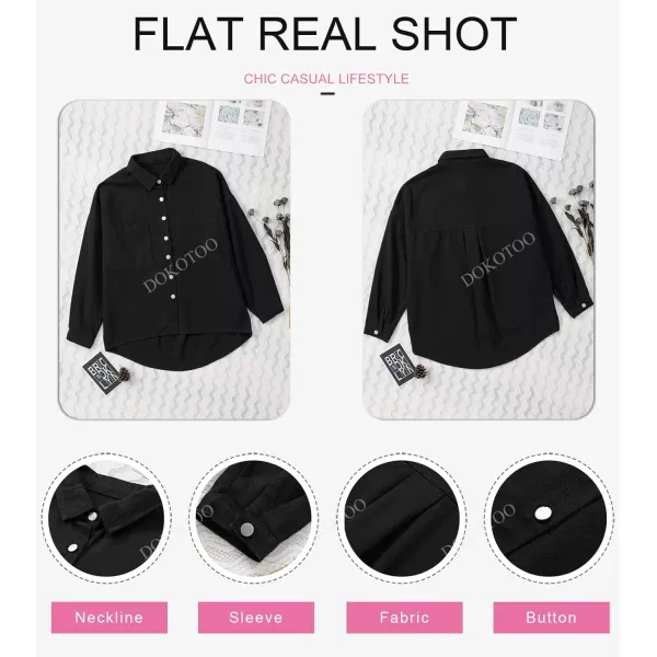 Dokotoo Womens Contrast Leopard Denim Jacket Long Sleeve Button Down Shirts Boyfriend Oversized Blouses Tops