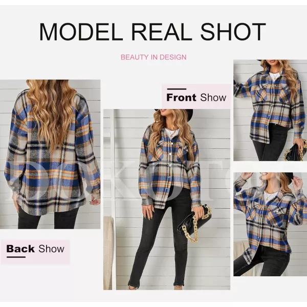 Dokotoo Womens Corduroy Button Down Shirts Boyfriend Long Sleeve Oversized Blouses Tops