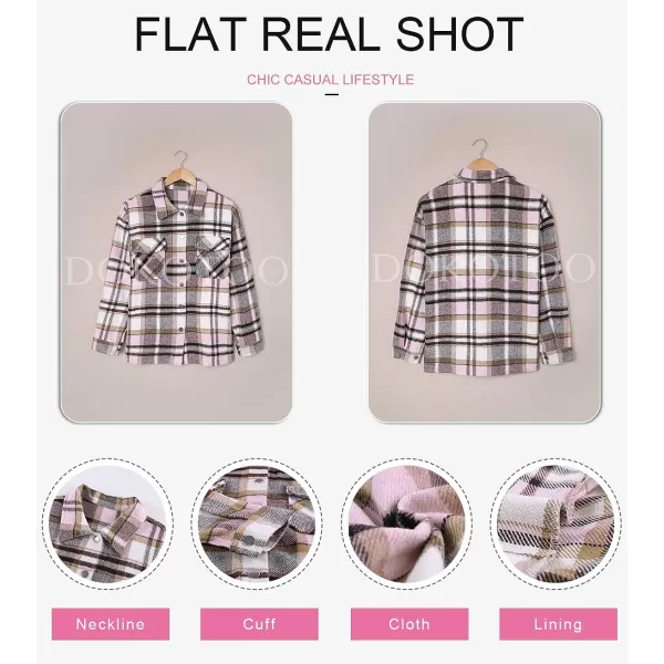 Dokotoo Womens Corduroy Button Down Shirts Boyfriend Long Sleeve Oversized Blouses Tops