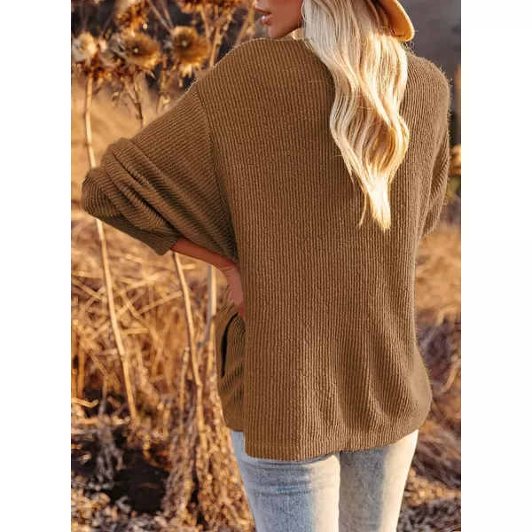 Dokotoo Womens Corduroy Long Sleeve Button Down Shirts Casual Jacket Tops Shacket
