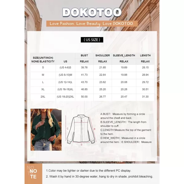 Dokotoo Womens Corduroy Long Sleeve Button Down Shirts Casual Jacket Tops Shacket