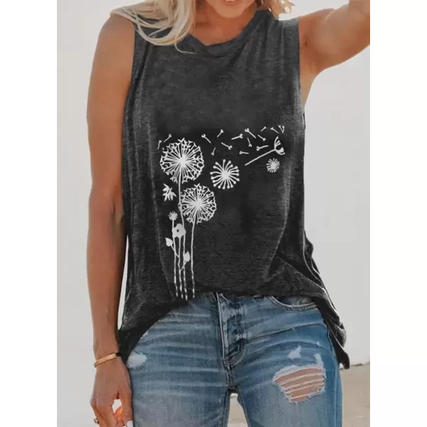 Dokotoo Womens Crew Neck Tank Tops Summer Leopard Detail Print Top Casual Cami Shirts Blouses S-XXL