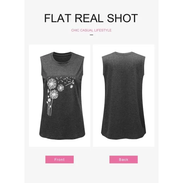 Dokotoo Womens Crew Neck Tank Tops Summer Leopard Detail Print Top Casual Cami Shirts Blouses S-XXL