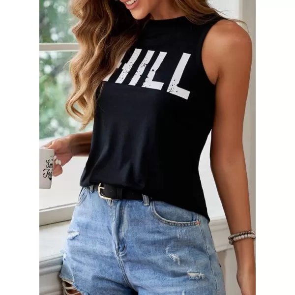Dokotoo Womens Crew Neck Tank Tops Summer Leopard Detail Print Top Casual Cami Shirts Blouses S-XXL