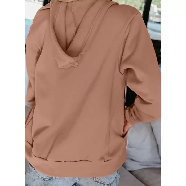 Dokotoo Women's Full Zip Up Hoodie Long Sleeve Hooded Sweatshirts Pockets Jacket Coat for Women