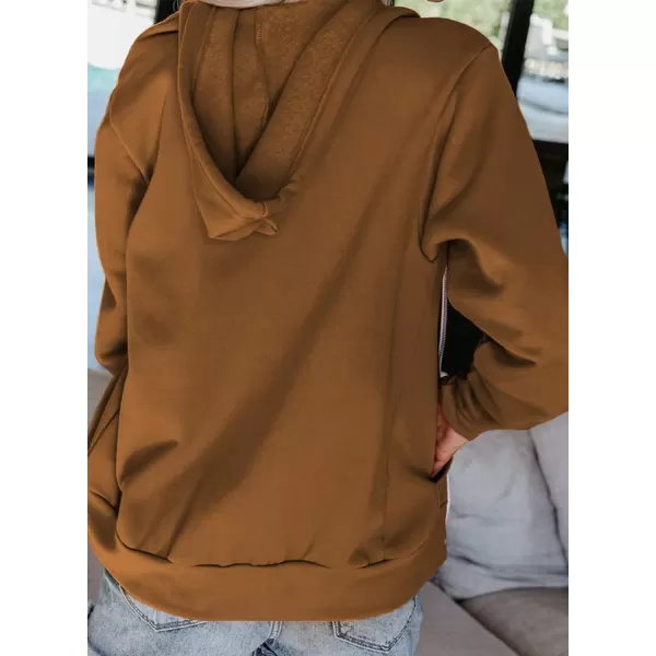 Dokotoo Women's Full Zip Up Hoodie Long Sleeve Hooded Sweatshirts Pockets Jacket Coat for Women