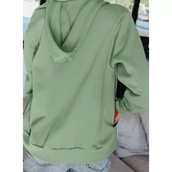 Dokotoo Women's Full Zip Up Hoodie Long Sleeve Hooded Sweatshirts Pockets Jacket Coat for Women