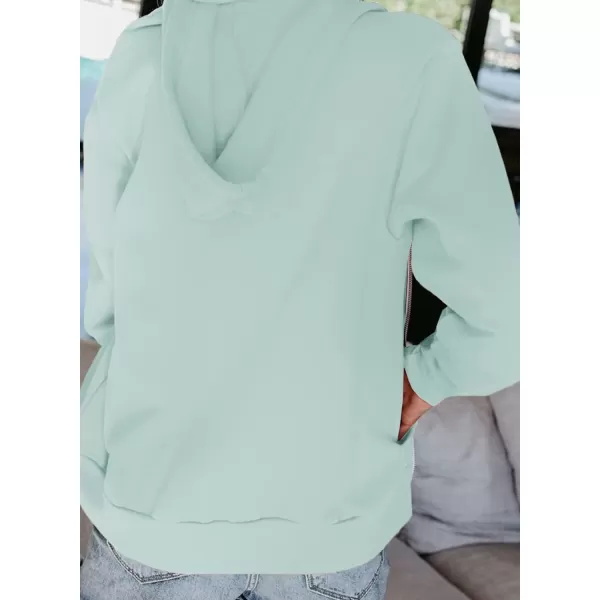 Dokotoo Women's Full Zip Up Hoodie Long Sleeve Hooded Sweatshirts Pockets Jacket Coat for Women
