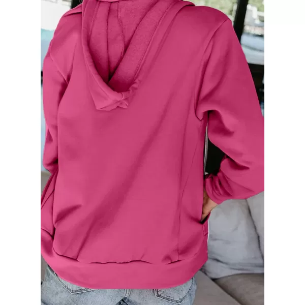 Dokotoo Women's Full Zip Up Hoodie Long Sleeve Hooded Sweatshirts Pockets Jacket Coat for Women