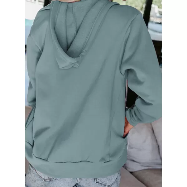 Dokotoo Women's Full Zip Up Hoodie Long Sleeve Hooded Sweatshirts Pockets Jacket Coat for Women