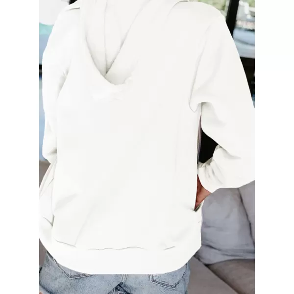 Dokotoo Women's Full Zip Up Hoodie Long Sleeve Hooded Sweatshirts Pockets Jacket Coat for Women