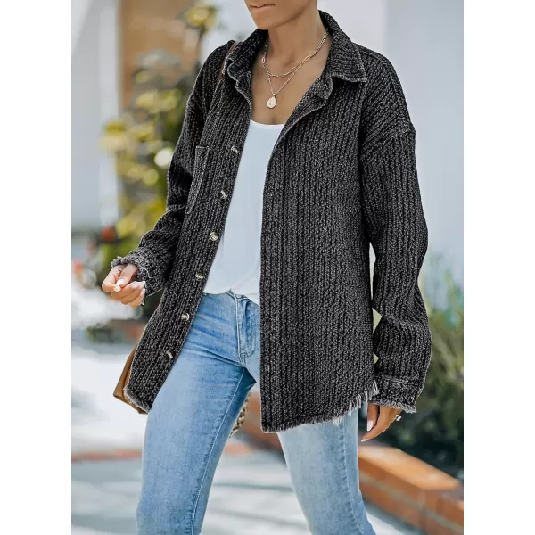 Dokotoo Women's Jean Jackets Button Down Distressed Denim Jacket Casual Long Boyfriend Coats Outwear