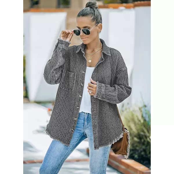 Dokotoo Women's Jean Jackets Button Down Distressed Denim Jacket Casual Long Boyfriend Coats Outwear