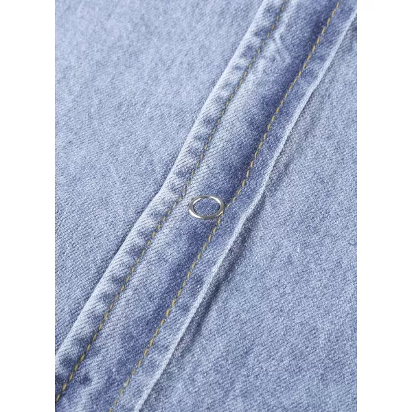 Dokotoo Women's Oversized Denim Jacket Casual Long Boyfriend Distresse Jean Jacket Autumn Spring