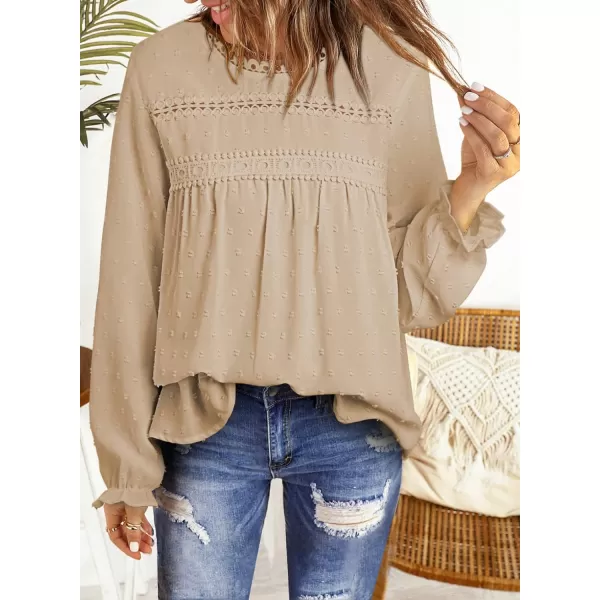 Dokotoo Womens Summer Tops Crewneck Lace Crochet Short Sleeve Shirts Casual Chiffon Blouses