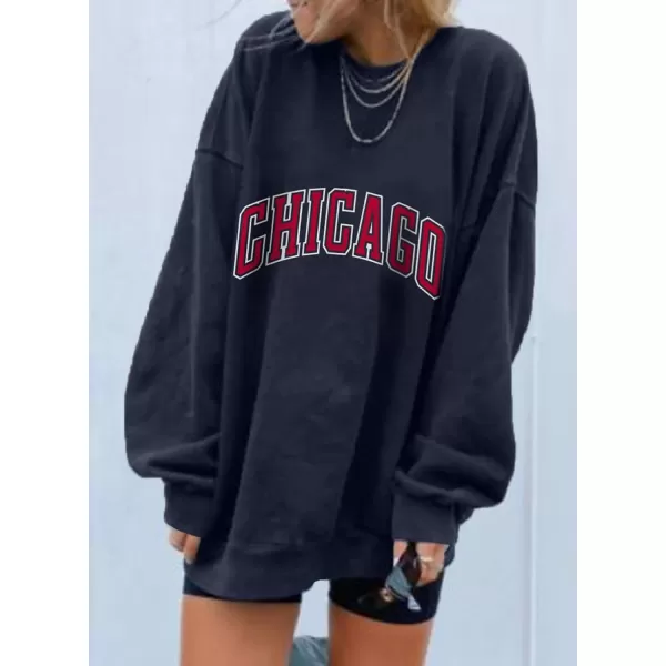 Dokotoo Womens Vintage Basic Oversized Crewneck Long Tunic Sweatshirts Pullover Tops