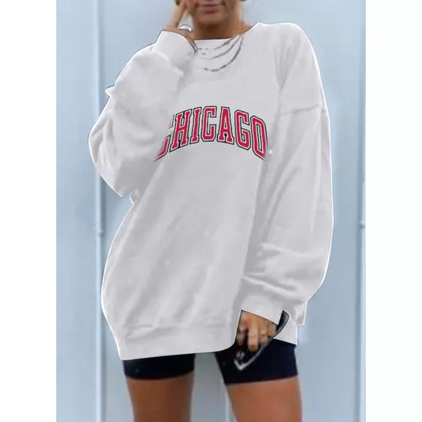 Dokotoo Womens Vintage Basic Oversized Crewneck Long Tunic Sweatshirts Pullover Tops