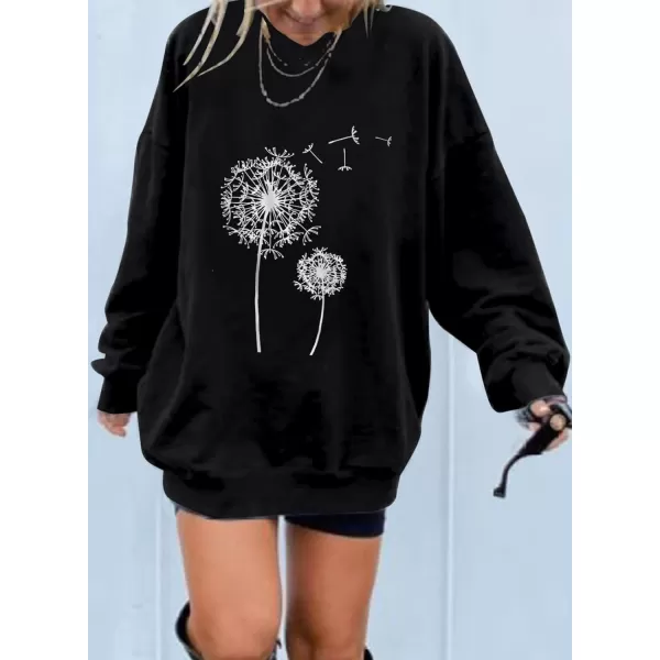 Dokotoo Womens Vintage Basic Oversized Crewneck Long Tunic Sweatshirts Pullover Tops