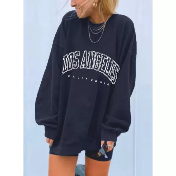 Dokotoo Womens Vintage Basic Oversized Crewneck Long Tunic Sweatshirts Pullover Tops