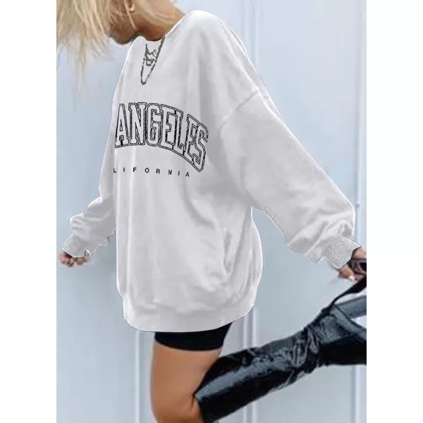 Dokotoo Womens Vintage Basic Oversized Crewneck Long Tunic Sweatshirts Pullover Tops