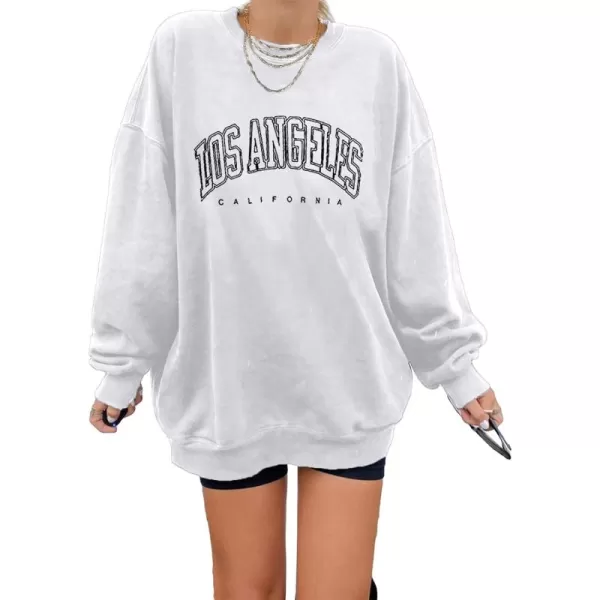 Dokotoo Womens Vintage Basic Oversized Crewneck Long Tunic Sweatshirts Pullover Tops