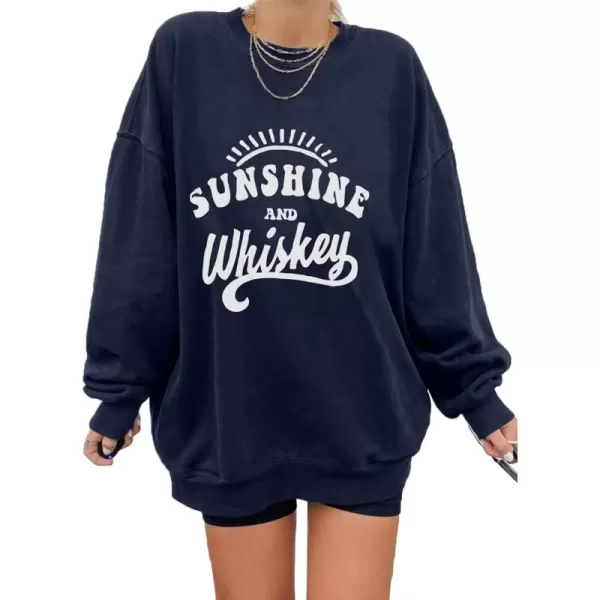 Dokotoo Womens Vintage Basic Oversized Crewneck Long Tunic Sweatshirts Pullover Tops