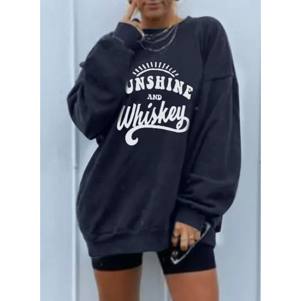 Dokotoo Womens Vintage Basic Oversized Crewneck Long Tunic Sweatshirts Pullover Tops