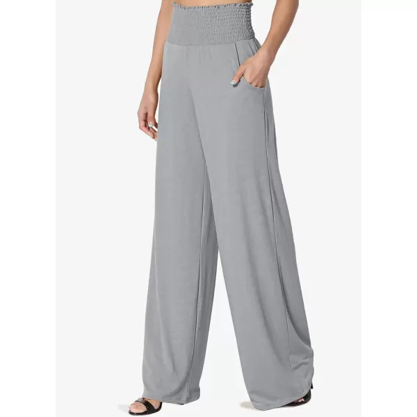 Dokotoo Women's Wide Leg Lounge Pants 2023 Flowy Pajama Pants Straight Leg High Waist Stretch Palazzo Pants