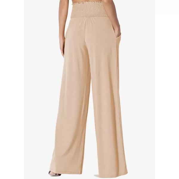 Dokotoo Women's Wide Leg Lounge Pants 2023 Flowy Pajama Pants Straight Leg High Waist Stretch Palazzo Pants