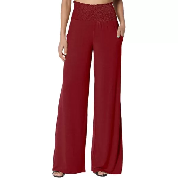 Dokotoo Women's Wide Leg Lounge Pants 2023 Flowy Pajama Pants Straight Leg High Waist Stretch Palazzo Pants