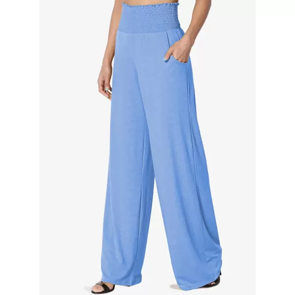 Dokotoo Women's Wide Leg Lounge Pants 2023 Flowy Pajama Pants Straight Leg High Waist Stretch Palazzo Pants
