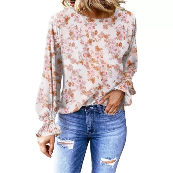 EVALESS Women's Ruff Long Sleeve Shirts Casual Loose Ladies Tops and Blouses for Women Fashion 2022