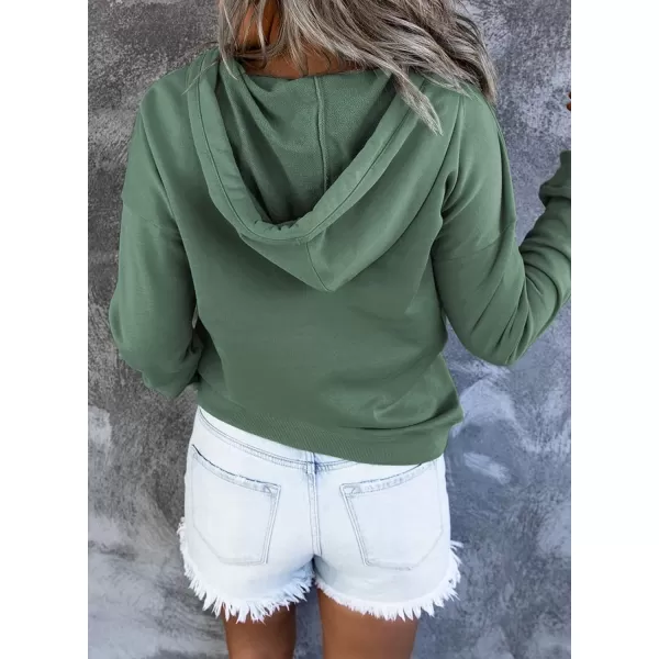 SHEWIN Women's Casual Hoodies Long Sleeve Solid Lightweight Pullover Tops Loose Sweatshirt with Pocket