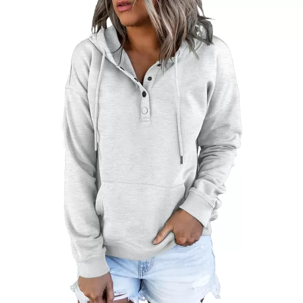 SHEWIN Women's Casual Hoodies Long Sleeve Solid Lightweight Pullover Tops Loose Sweatshirt with Pocket