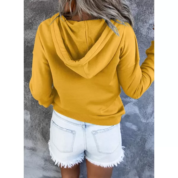 SHEWIN Women's Casual Hoodies Long Sleeve Solid Lightweight Pullover Tops Loose Sweatshirt with Pocket