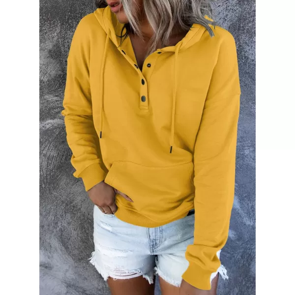 SHEWIN Women's Casual Hoodies Long Sleeve Solid Lightweight Pullover Tops Loose Sweatshirt with Pocket