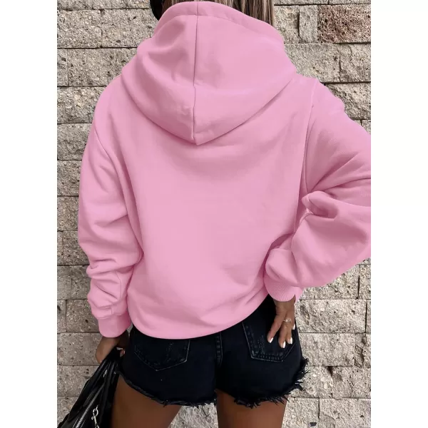 SHEWIN Women's Casual Hoodies Long Sleeve Solid Lightweight Pullover Tops Loose Sweatshirt with Pocket