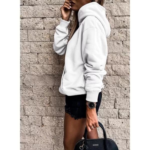 SHEWIN Women's Casual Hoodies Long Sleeve Solid Lightweight Pullover Tops Loose Sweatshirt with Pocket